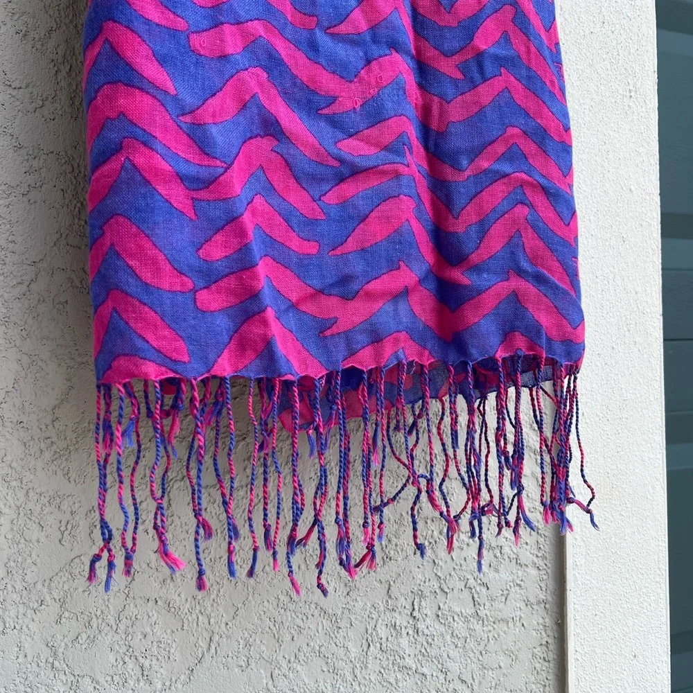 Lilly Pulitzer Murfee Scarf - Pop Pink - I Got Lucky